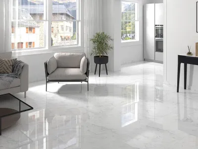 Designer porcelain tile collection showcasing elegant patterns and premium finish