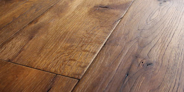 Maple Wide Plank installation example